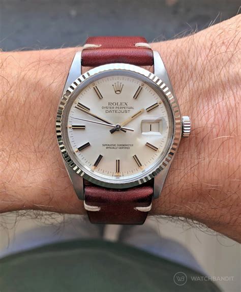 mens rolex with leather band|vintage rolex leather watch bands.